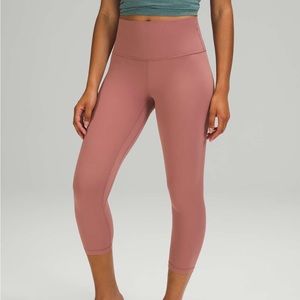 Lululemon Align High Rise Leggings 21” Spice Chai sz 4